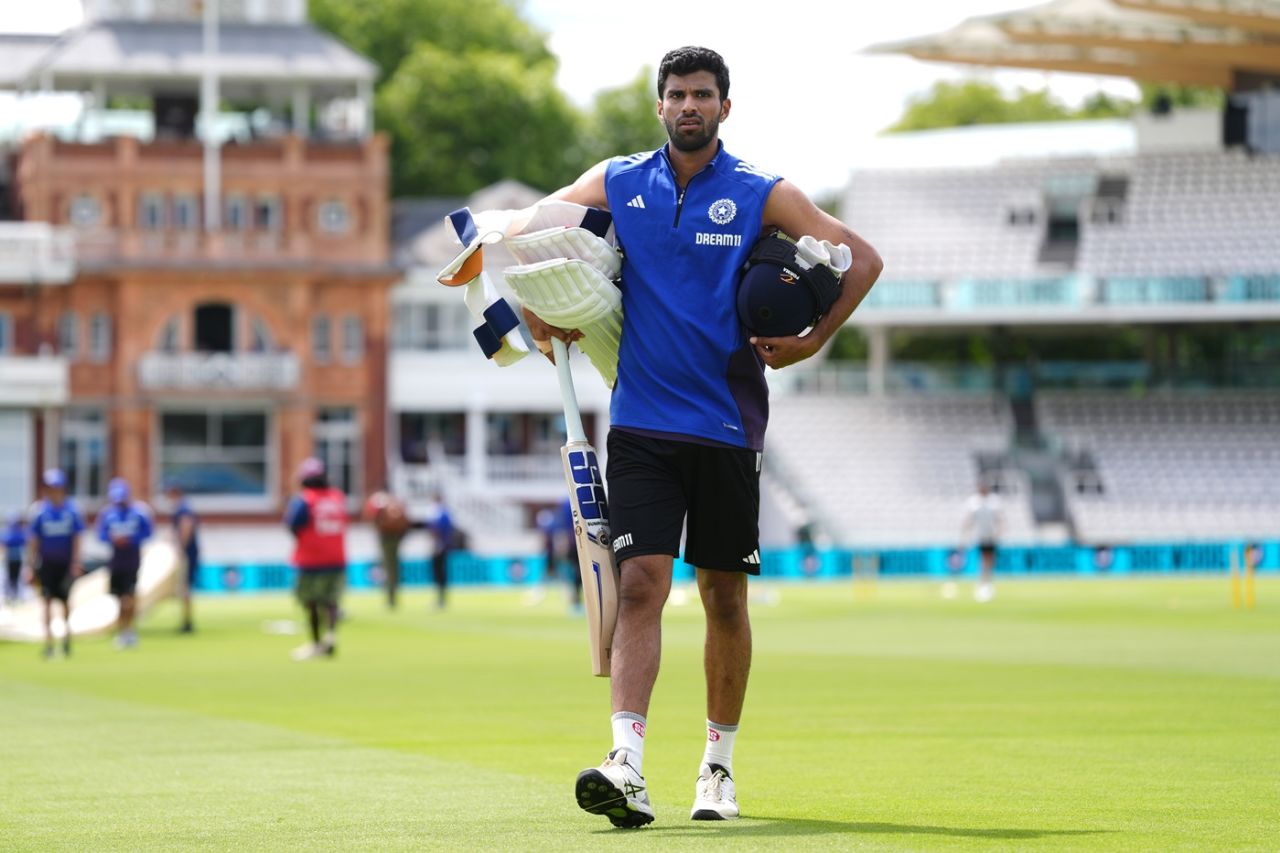 Washington Sundar will be expected to get some runs from lower down, Lord's, July 9, 2025