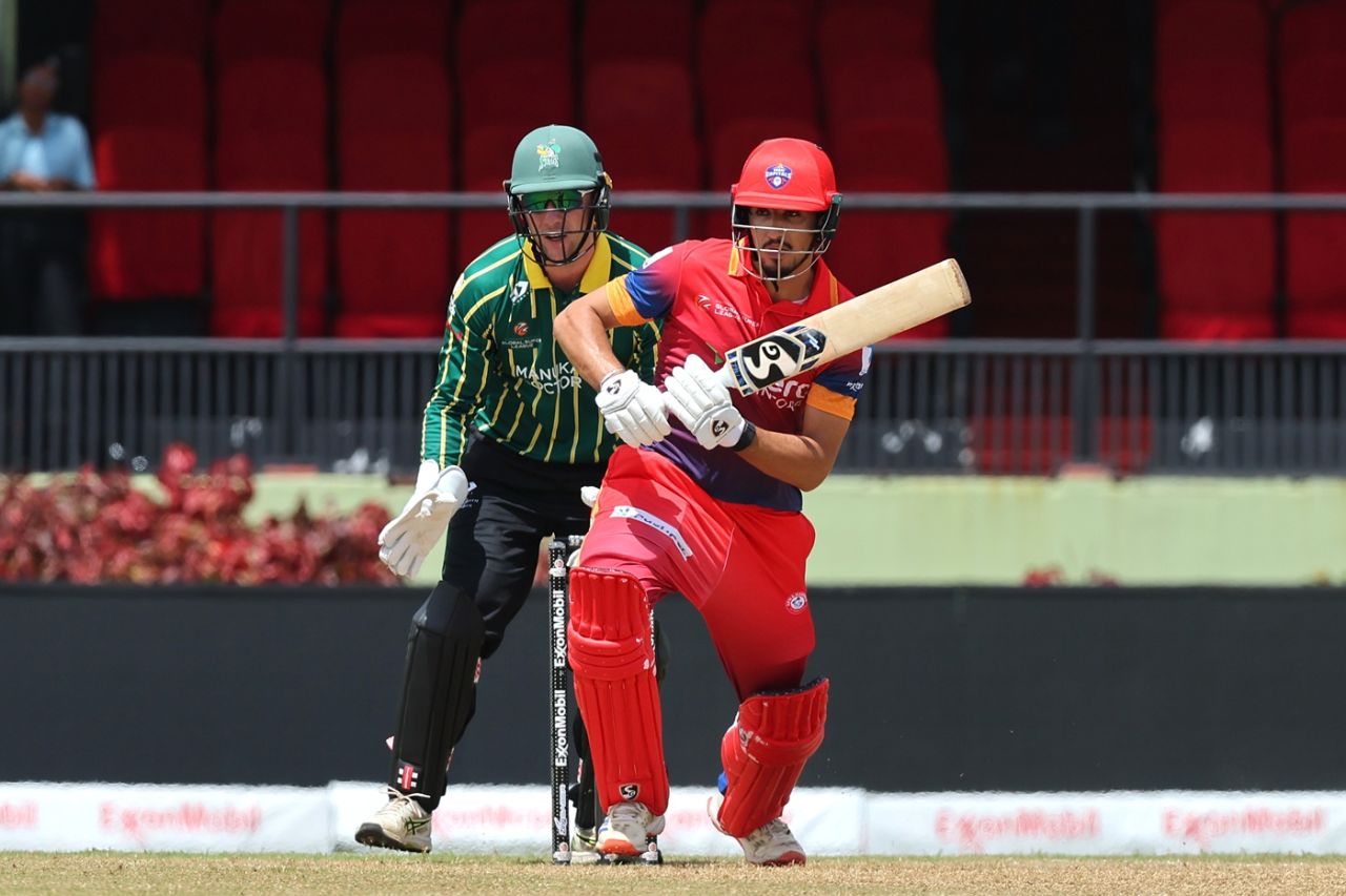 Sediqullah Atal scored 41 in 25 balls for Dubai Capitals, Central Districts vs Dubai Capitals, GSL 2025, Providence, July 10, 2025