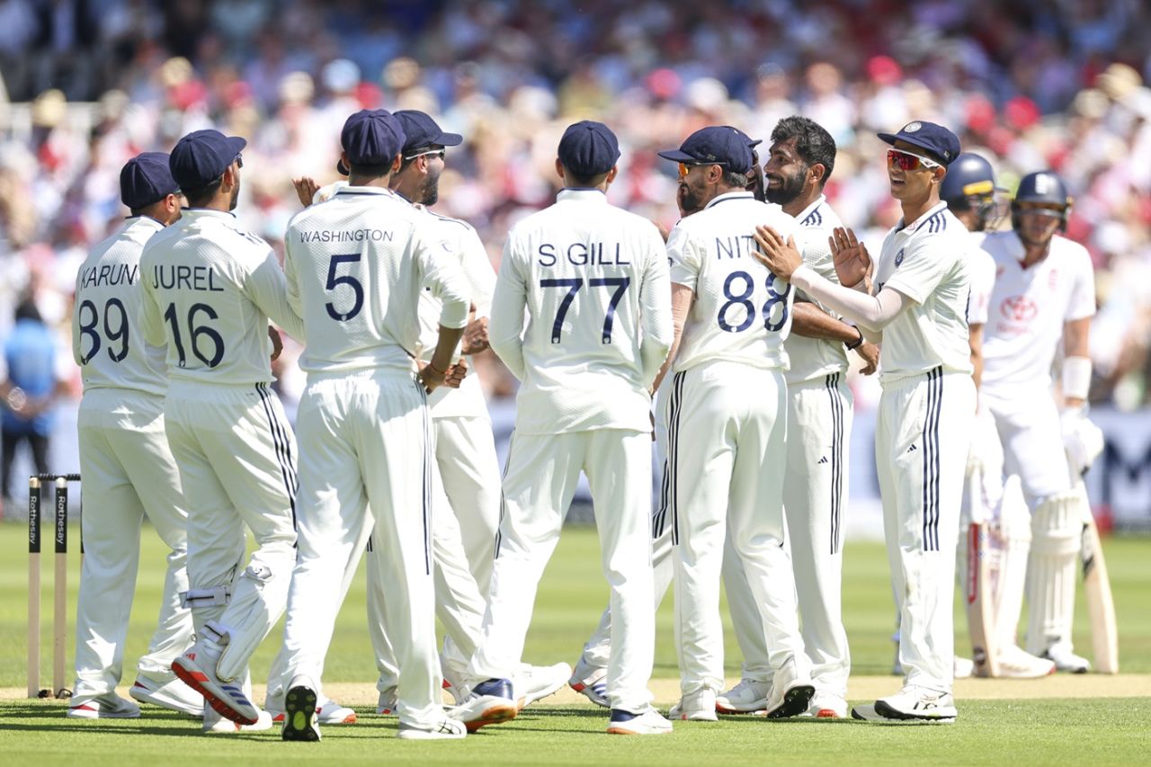 India got three early wickets on the second morning, England vs India, 3rd Test, Lord's, London, 2nd Day, July 11, 2025