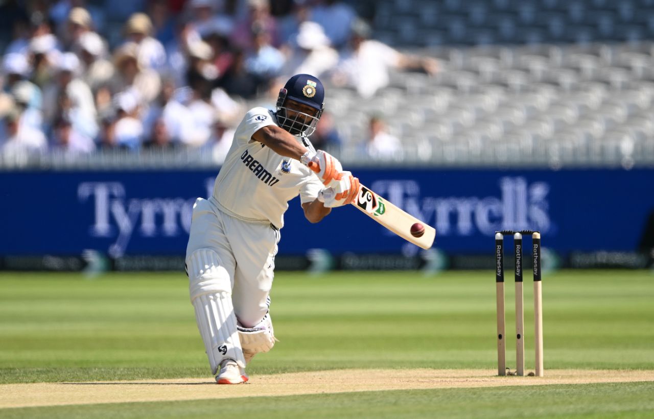It took Rishabh Pant four balls to charge a pacer, England vs India, 3rd Test, Lord's, London, 3rd day, July 12, 2025