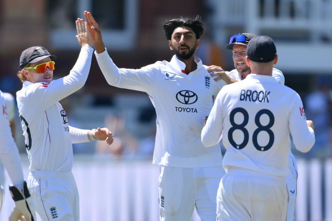 Shoaib Bashir got KL Rahul right after his hundred, England vs India, 3rd Test, Lord's, London, 3rd day, July 12, 2025