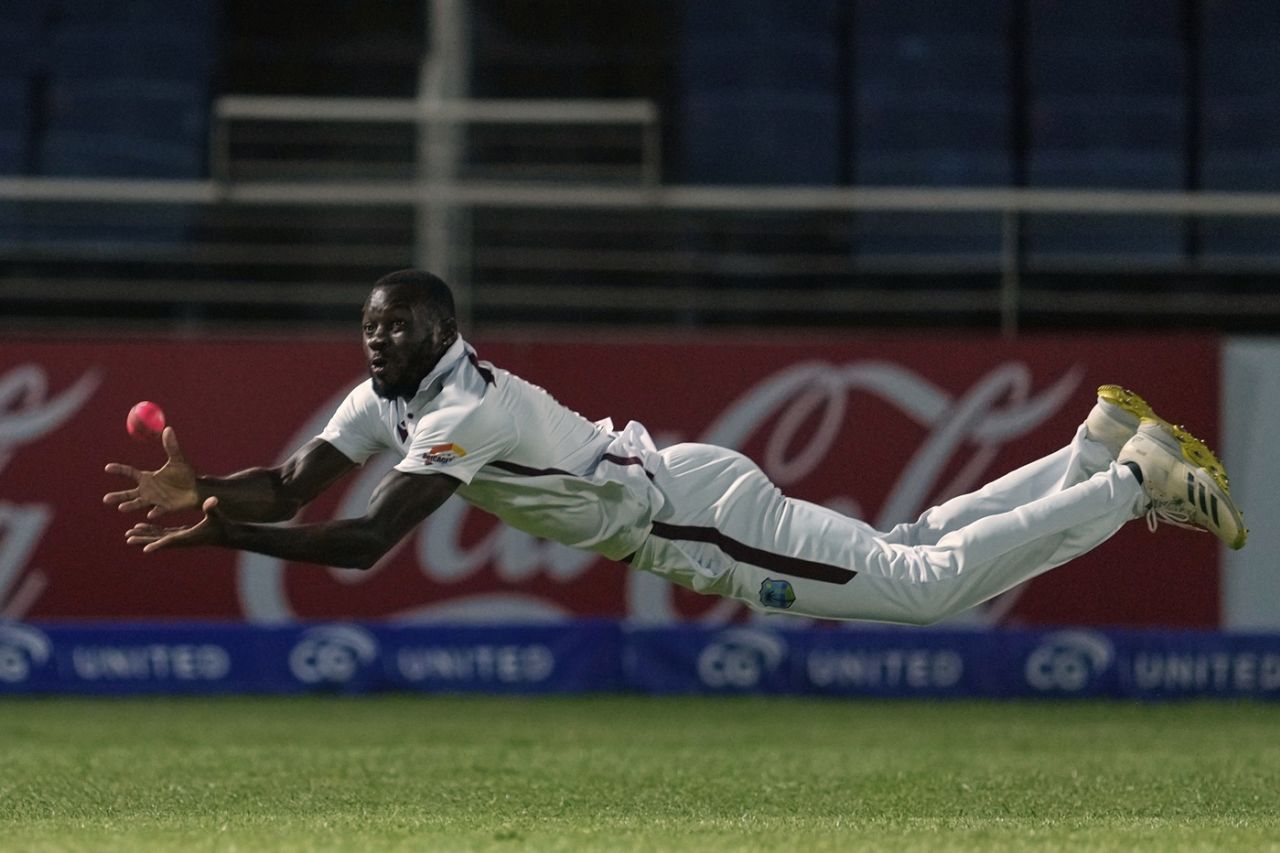 Substitute Anderson Phillip pulled off a stunning catch, West Indies vs Australia, 3rd Test, Kingston, Day 1, July 12, 2025