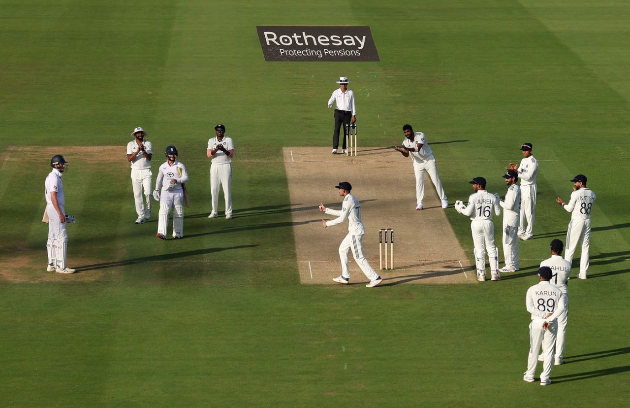Things got heated at the end of the third day, England vs India, 3rd Test, Lord's, London, 3rd day, July 12, 2025