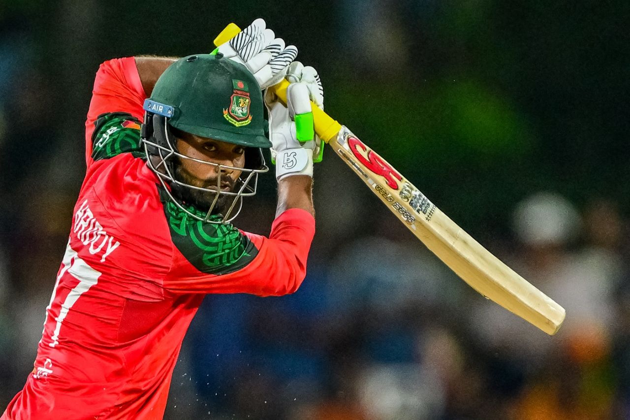 Towhid Hridoy dabs one away, Sri Lanka vs Bangladesh, 2nd T20I, Dambulla, July 13, 2025