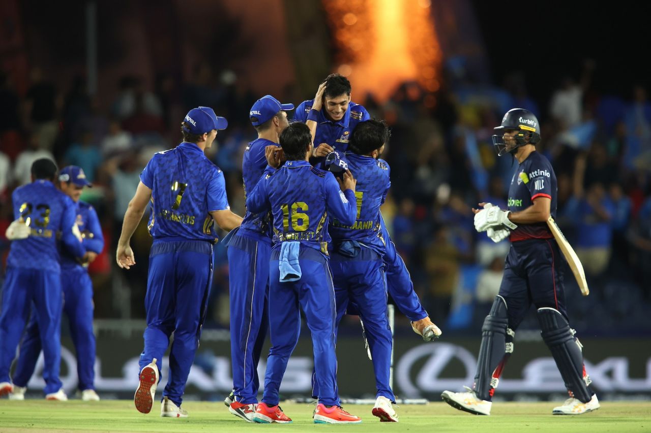 Rushil Ugarkar is the star as MI New York win their second title, MI New York vs Washington Freedom, MLC 2025 final, Dallas, July 13, 2025