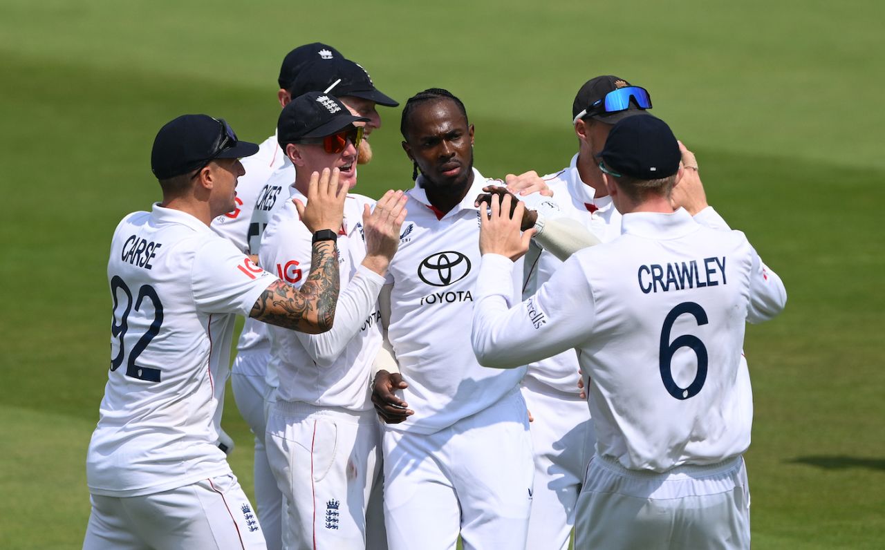 Jofra Archer made an impact right away, England vs India, 3rd Test, Lord's, London, Day 5, July 14, 2025