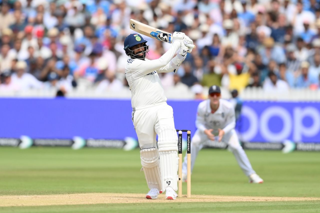 Jasprit Bumrah unleashed a thunderous pull against Jofra Archer, England vs India, 3rd Test, Lord's, fifth day, July 14, 2025