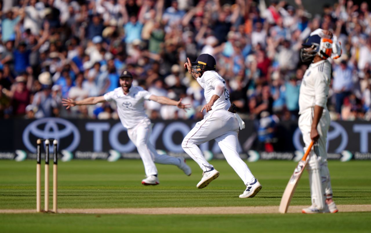 Joe Root celebrates England's victory, England vs India, 3rd Test, Lord's, London, Day 5, July 14, 2025