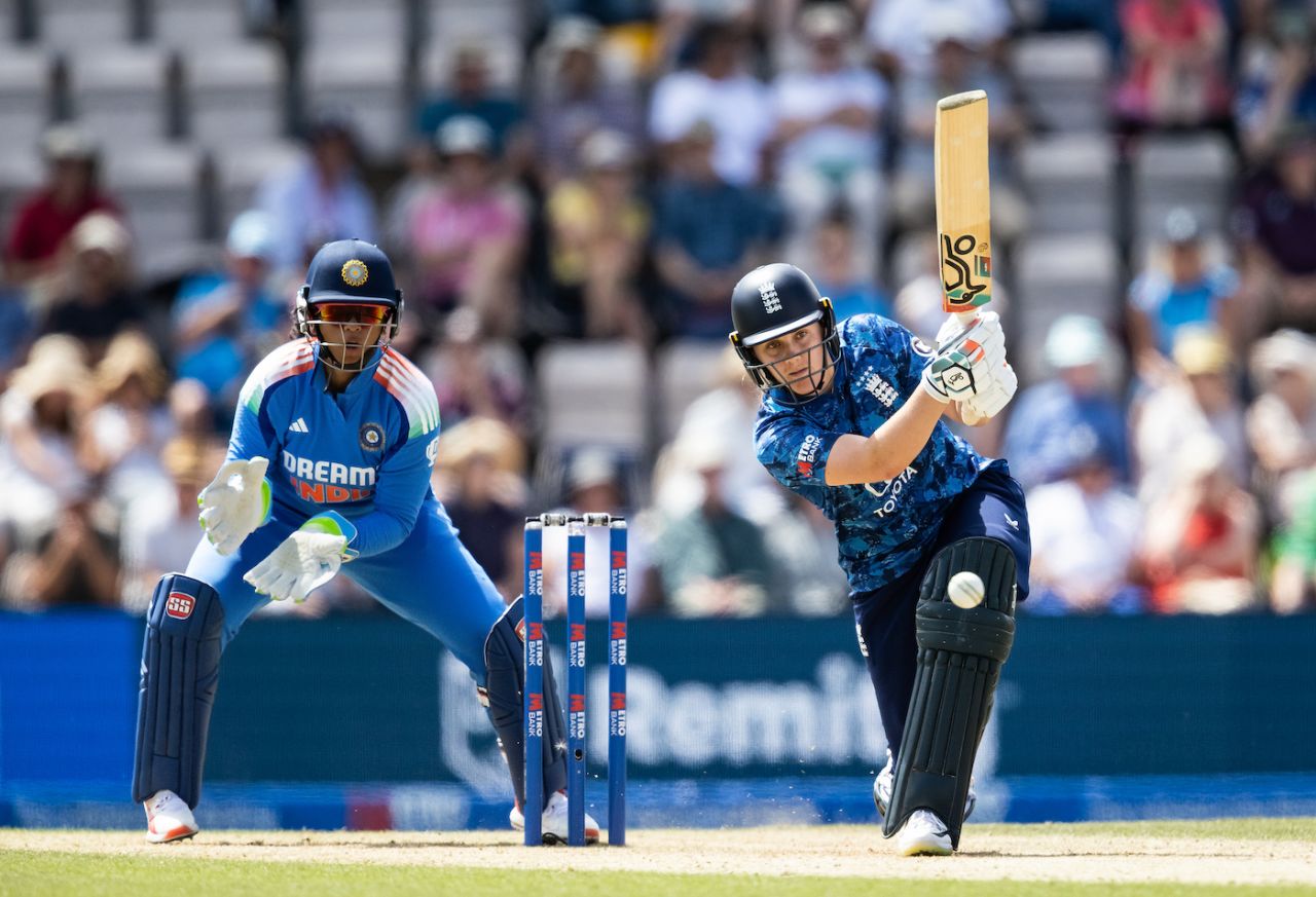 Nat Sciver Brunt was quick off the blocks and then consolidated, England vs India, 1st women's ODI, Southampton, July 16, 2025