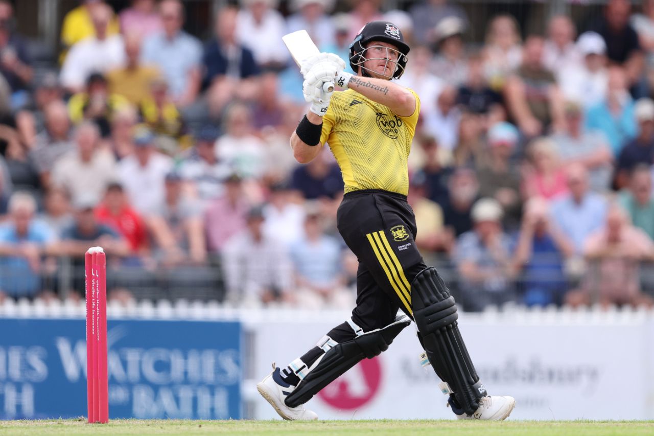 D'Arcy Short was on the charge, Gloucestershire vs Sussex, Men's Vitality Blast, Cheltenham, July 17, 2025