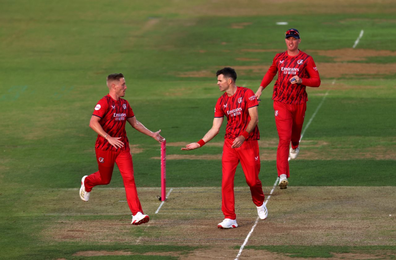 James Anderson claimed another three-wicket haul for Lancashire, Yorkshire vs Lancashire, Men's Vitality Blast, Headingley, July 17, 2025