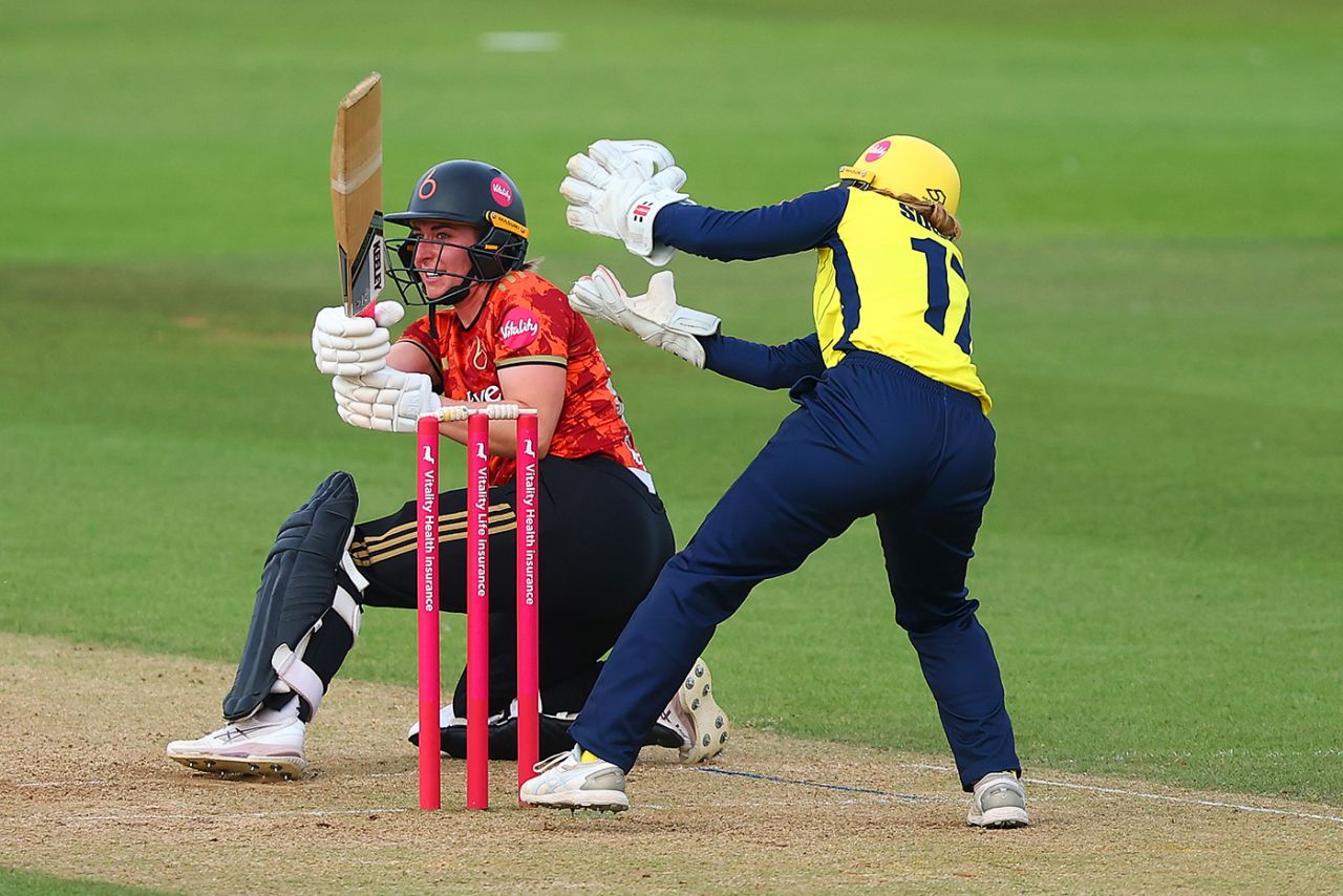 Marie Kelly top-scored with 57 off 45, Hampshire vs The Blaze, Women's T20 Blast, Utilita Bowl, July 18, 2025