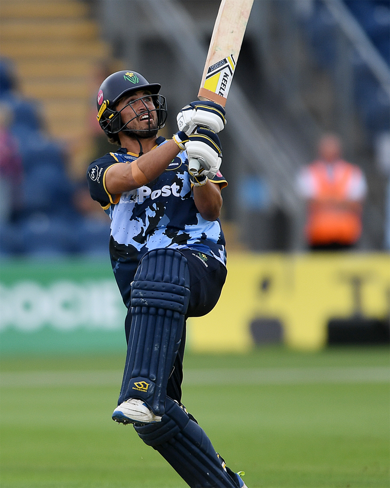 Kiran Carlson top-scored for the home side, Glamorgan vs Middlesex, Men's T20 Blast, Cardiff, July 18, 2025