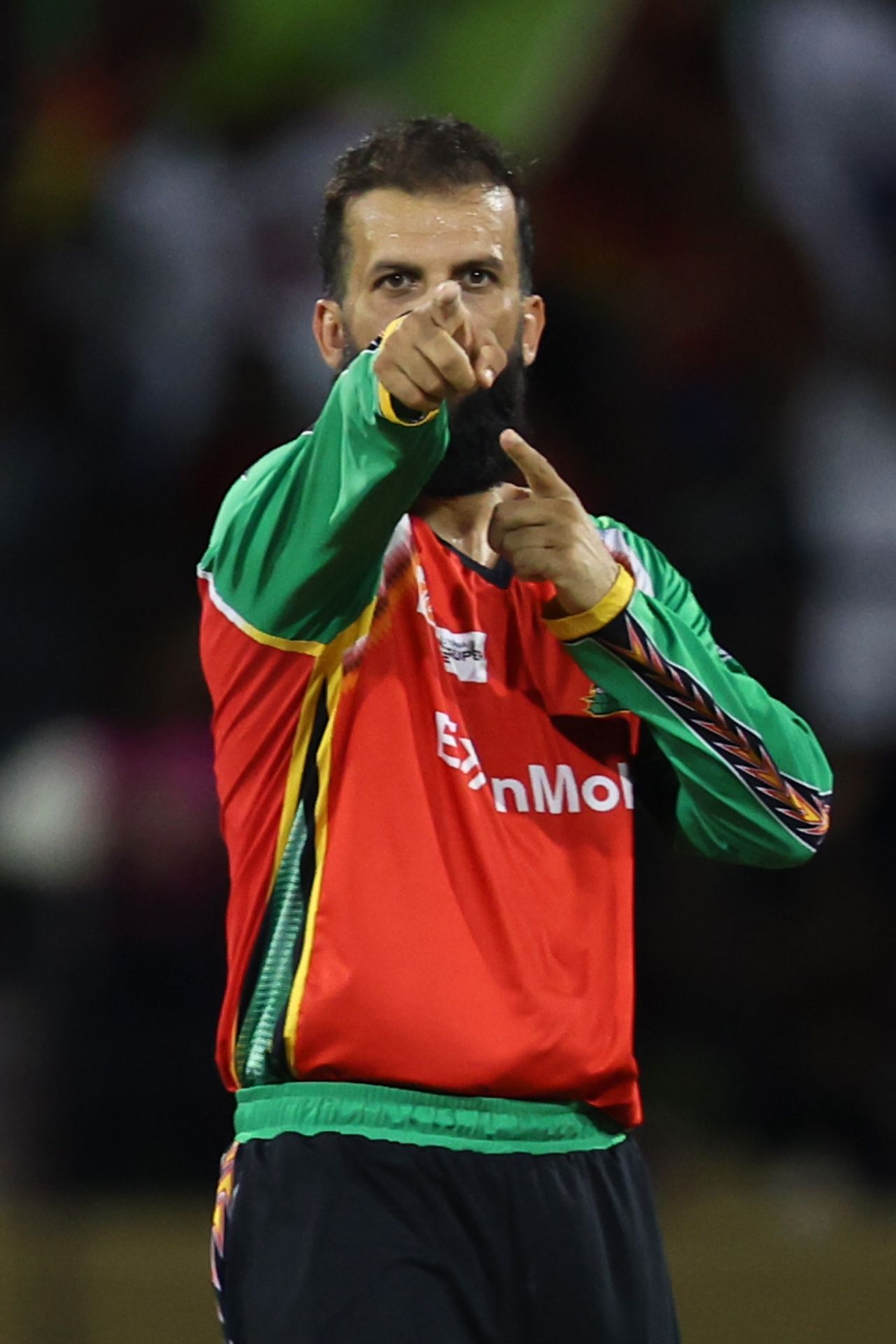 Moeen Ali picked up the big wicket of Kyle Mayers, Guyana Amazon Warriors vs Rangpur Riders, GSL 2025 final, Providence, July 18, 2025