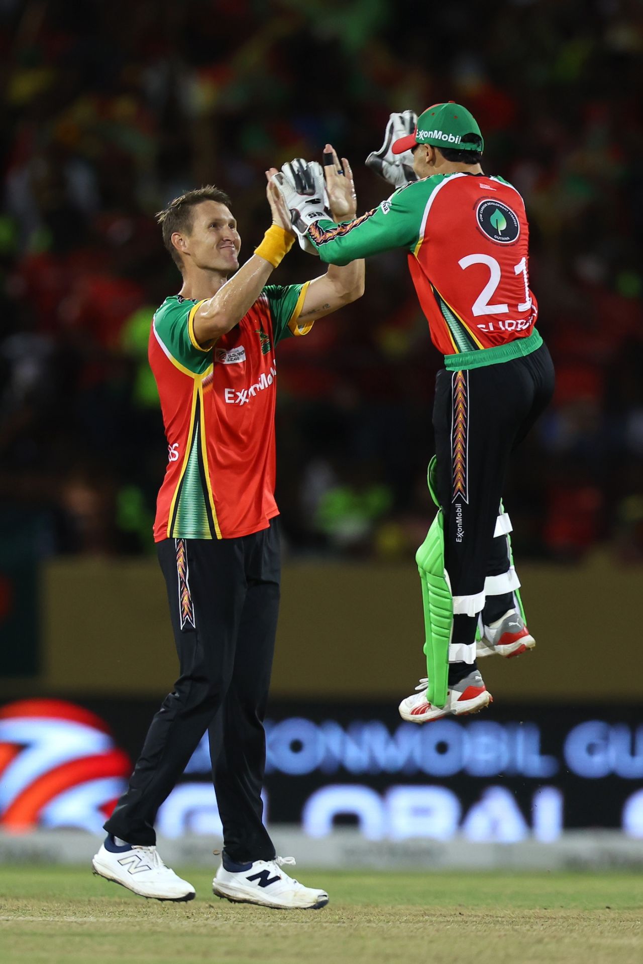 Dwaine Pretorius picked up three top-order wickets, Guyana Amazon Warriors vs Rangpur Riders, GSL 2025 final, Providence, July 18, 2025
