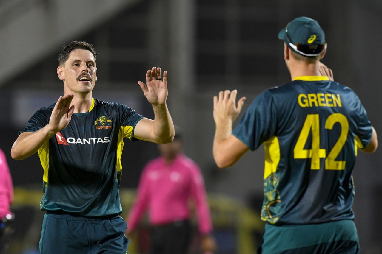Ben Dwarshuis bagged four wickets, West Indies vs Australia, 1st T20I, Jamaica, July 20, 2025