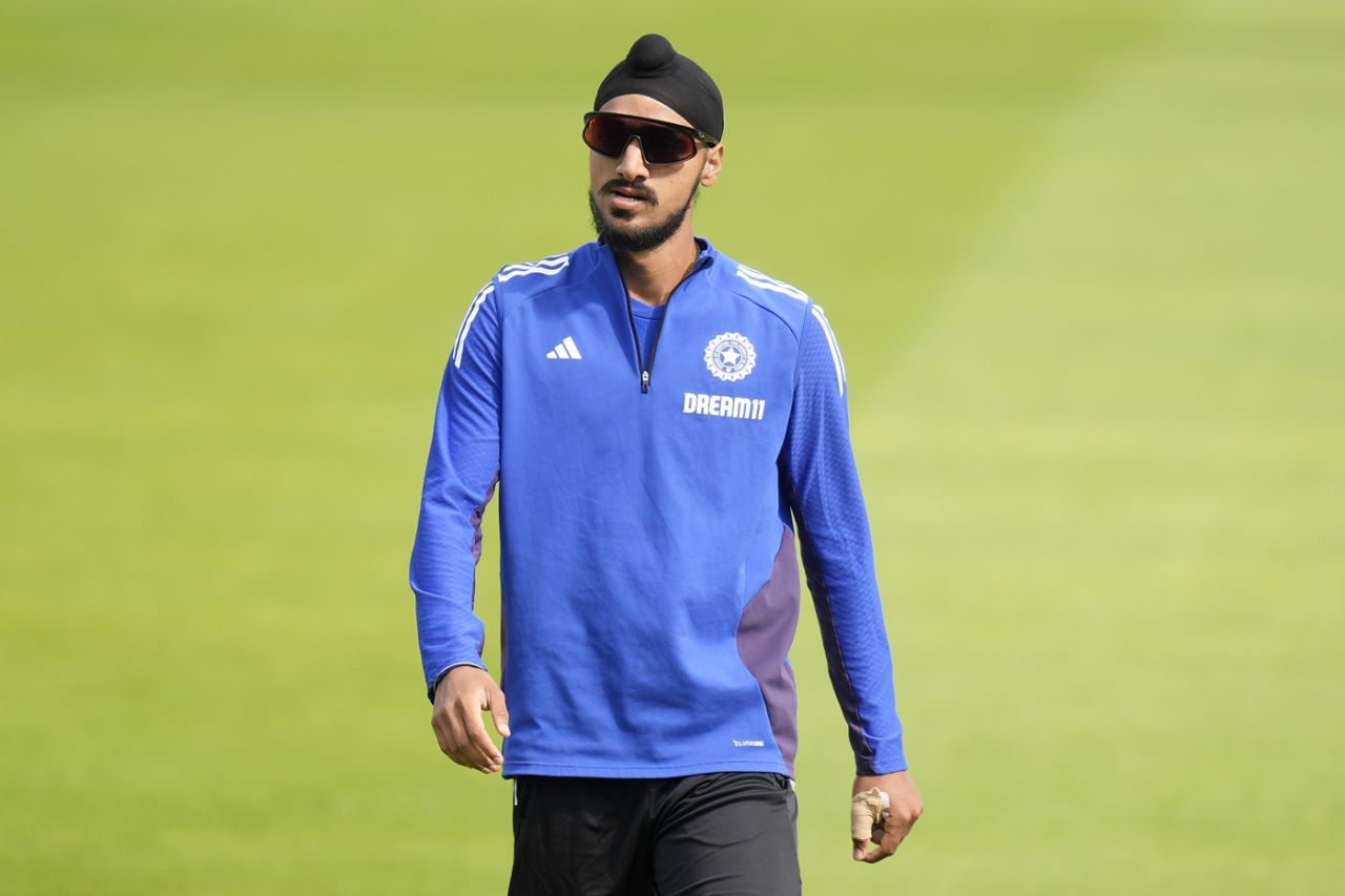 Arshdeep Singh looks on, England vs India, 4th Test, Manchester, July 21, 2025