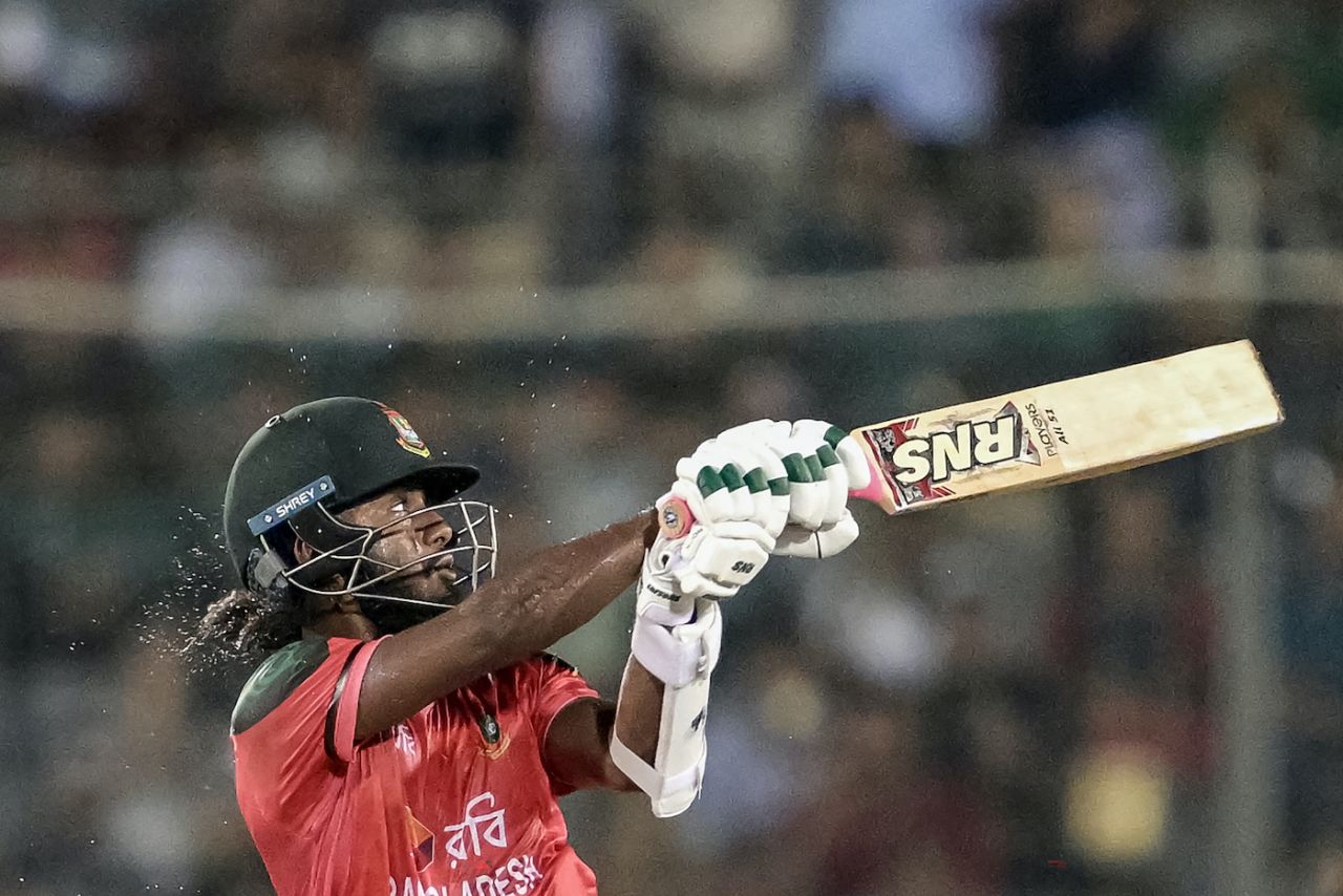 Jaker Ali top scored with 55, Bangladesh vs Pakistan, 2nd T20I, Mirpur, July 22, 2025