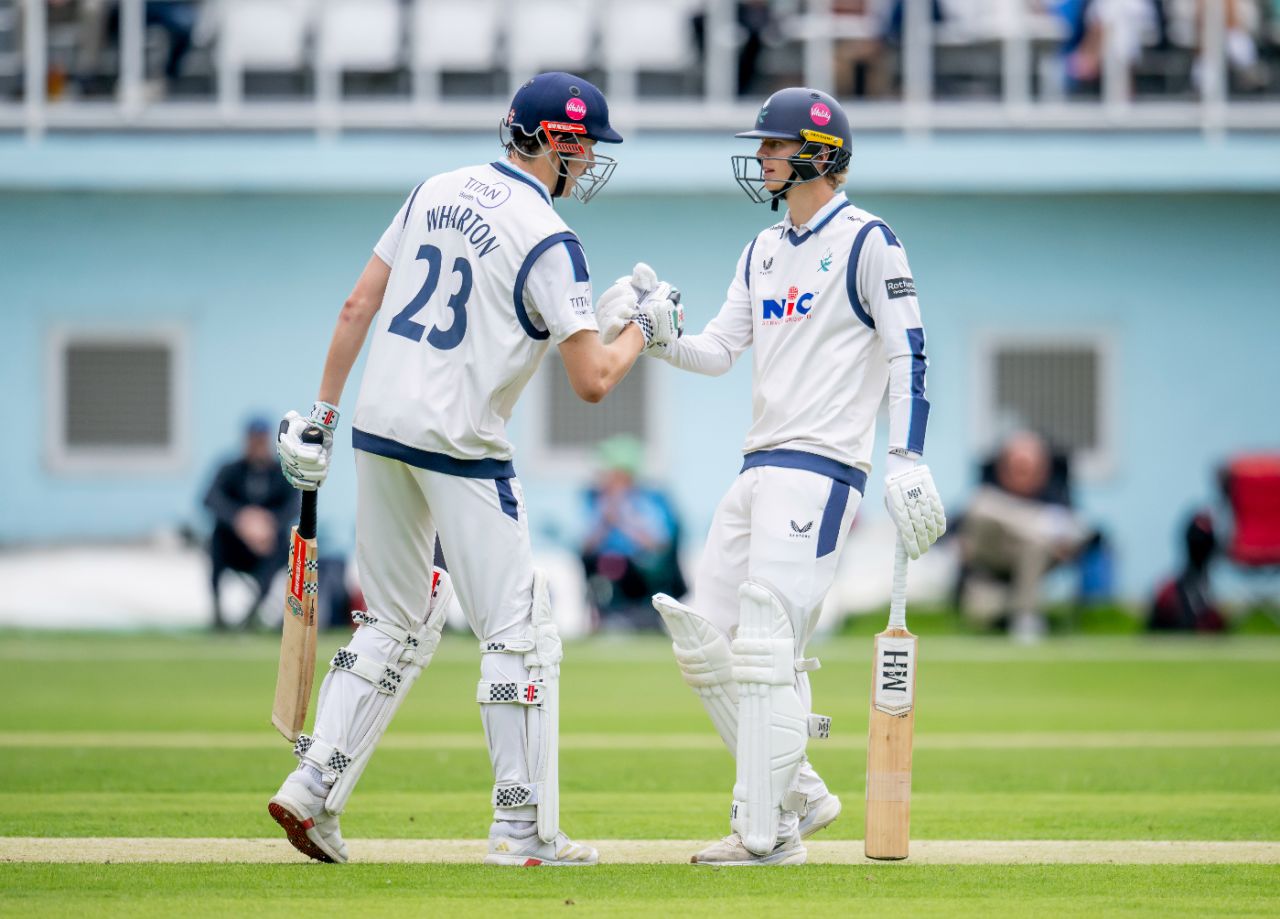 James Wharton and Will Luxton produced half-centuries for Yorkshire, Yorkshire vs Surrey, County Championship, Division One, Scarborough, July 22, 2025