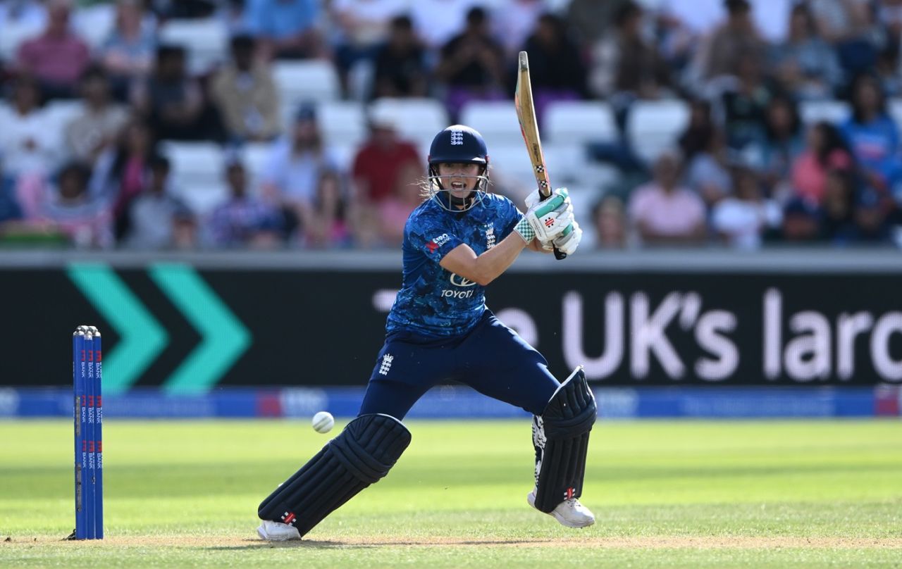 Emma Lamb played a steady hand, England vs India, 3rd women's ODI, Durham, July 22, 2025