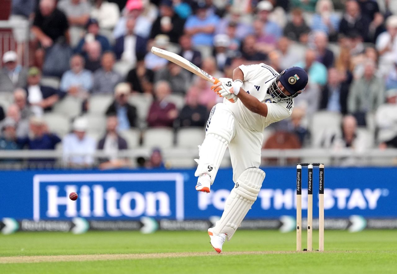 Rishabh Pant is never too far from the unconventional, England vs India, 4th Test, 1st day, Manchester, July 23, 2025