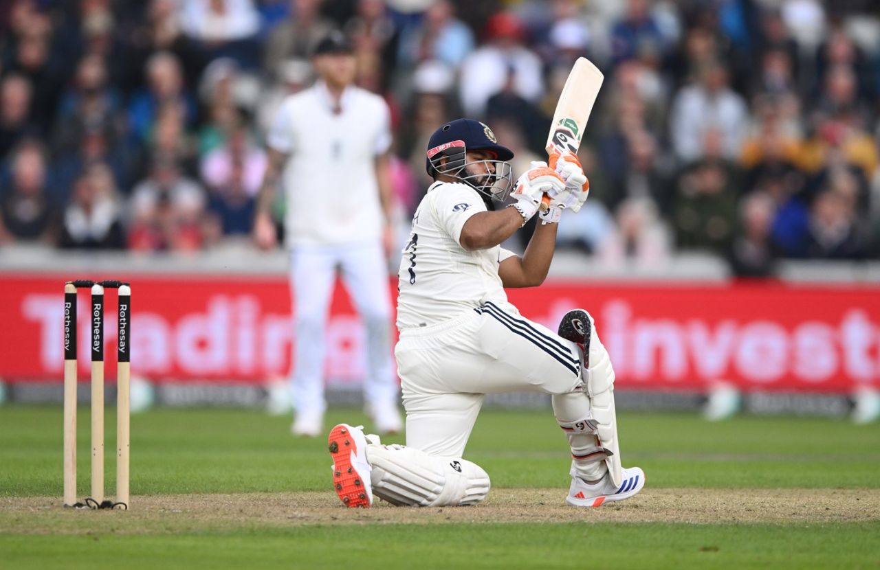 Rishabh Pant sweeps Jofra Archer for four, England vs India, 4th Test, 1st day, Manchester, July 23, 2025