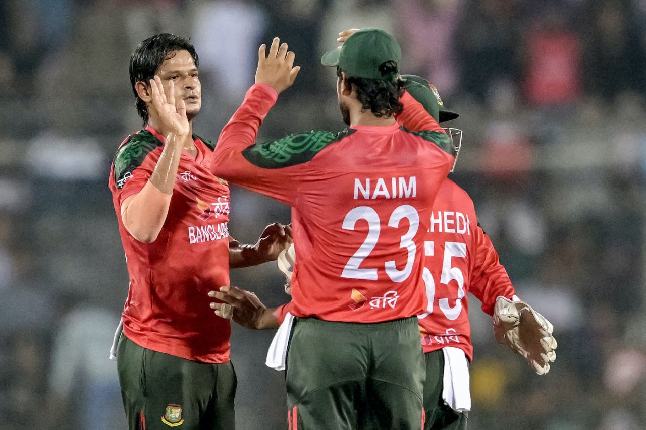 Nasum Ahmed posed the most challenges for the batters, Bangladesh vs Pakistan, 3rd T20I, Mirpur, July 24, 2025