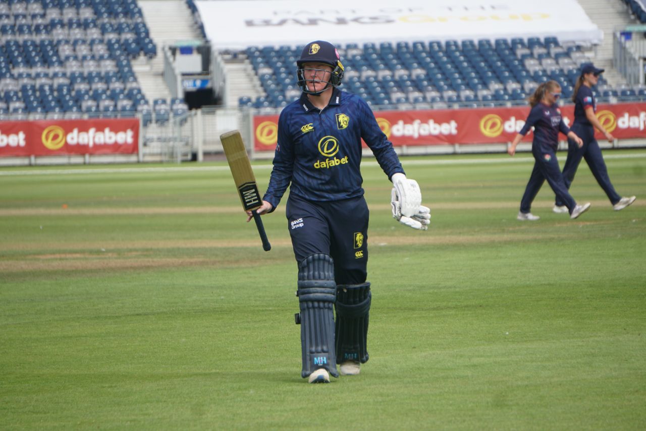 Hollie Armitage made Durham Women's first century, Durham vs Lancashire, Chester-le-Street, One-Day Cup, July 24, 2025