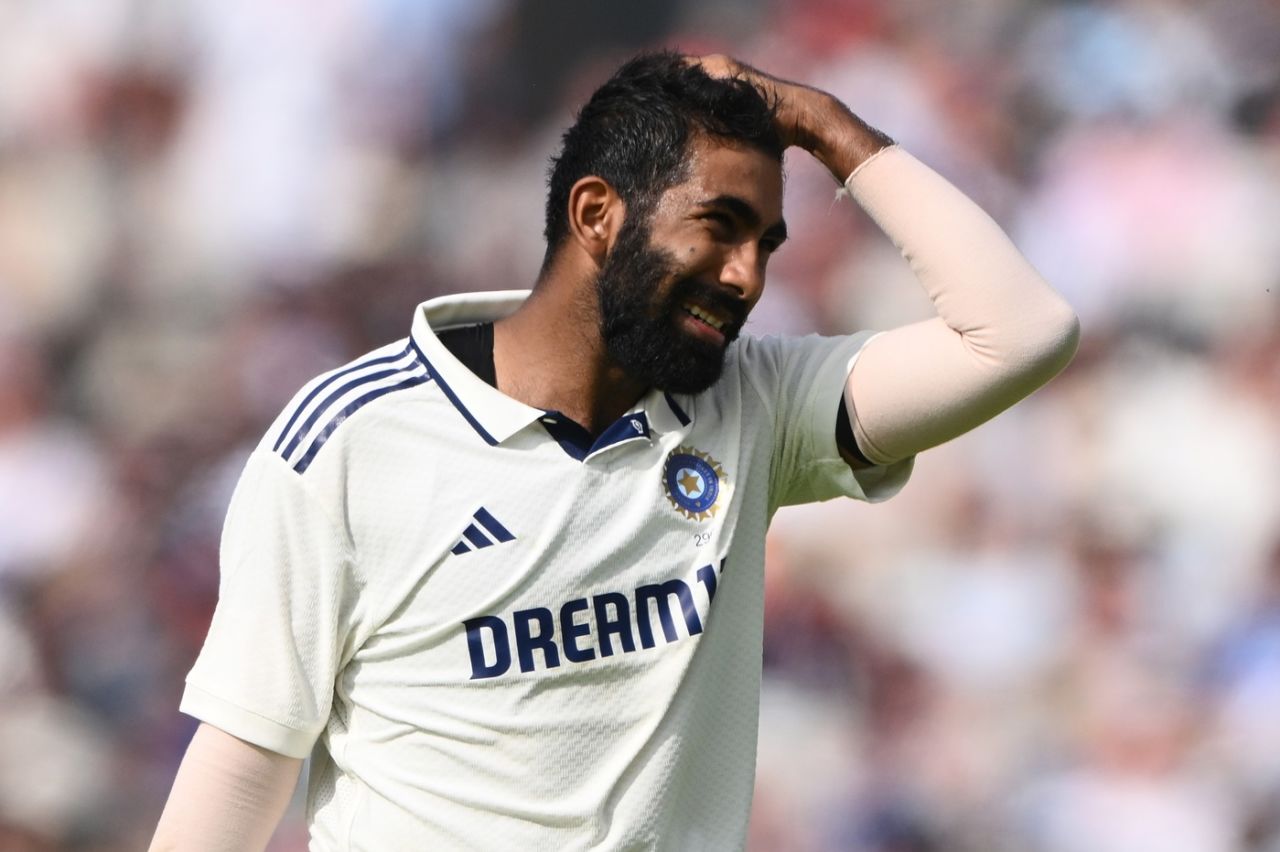 Jasprit Bumrah had a frustrating day out, England vs India, 4th Test, Manchester, 3rd day, July 25, 2025