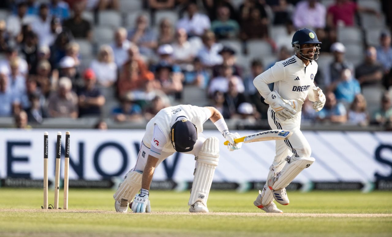 Dhruv Jurel stumped Joe Root, England vs India, 4th Test, Manchester, 3rd day, July 25, 2025