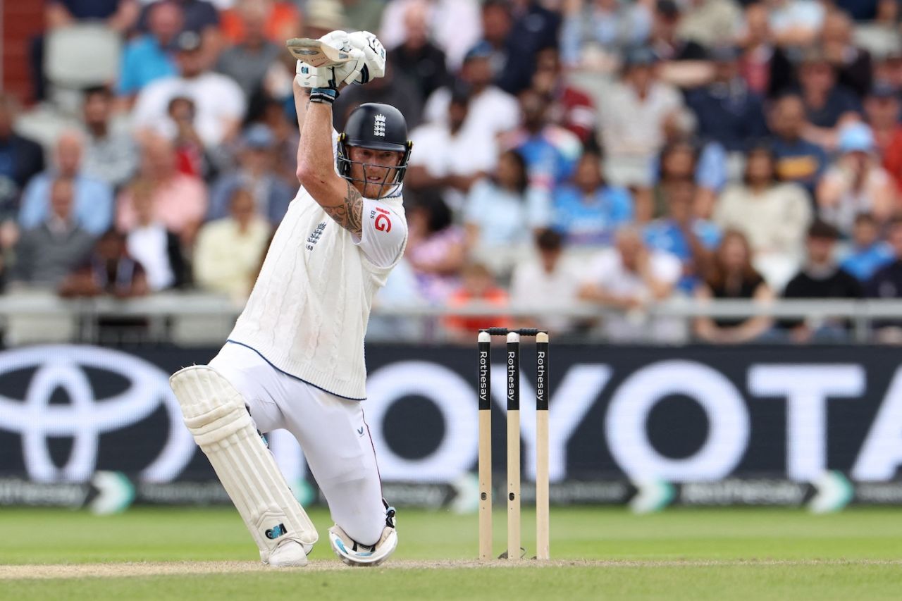 Ben Stokes nails the cover drive, England vs India, 4th Test, Manchester, 4th day, July 26, 2025