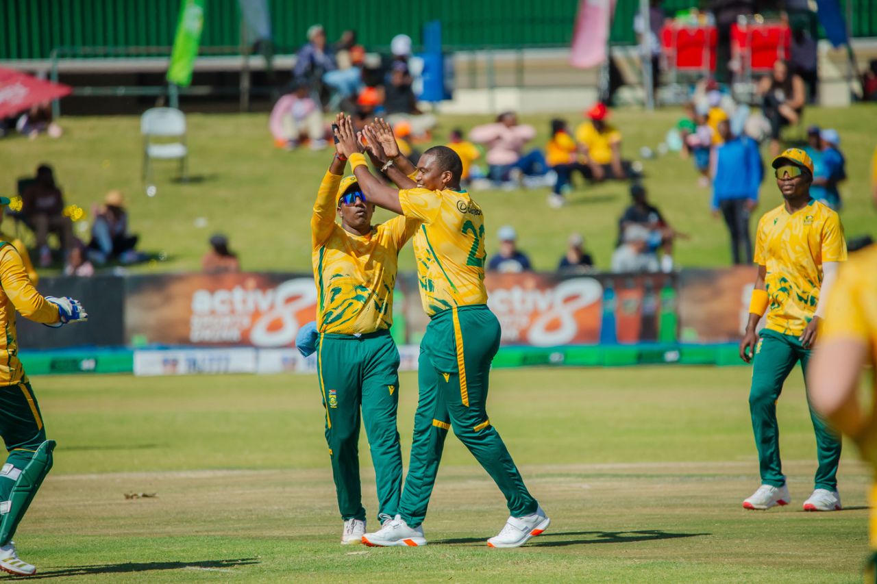 Lungi Ngidi got two wickets, and was economical, New Zealand vs South Africa, Men's T20I tri-series, Harare, July 26, 2025