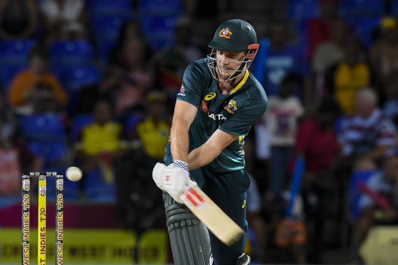 Cameron Green struck an unbeaten half-century, West Indies vs Australia, 4th T20I, Basseterre, July 26, 2025