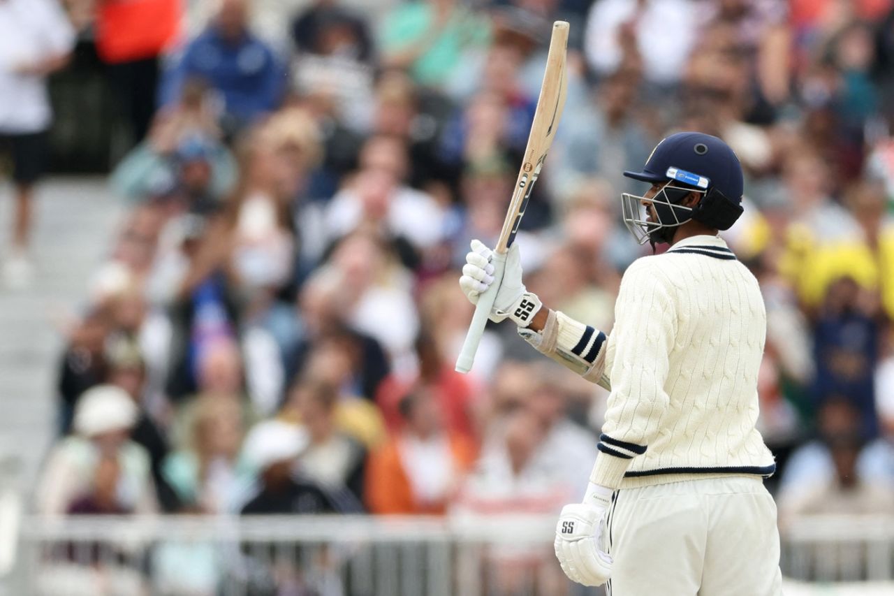 Washington Sundar celebrates his first fifty of the series, England vs India, 4th Test, Manchester, 5th day, July 27, 2025
