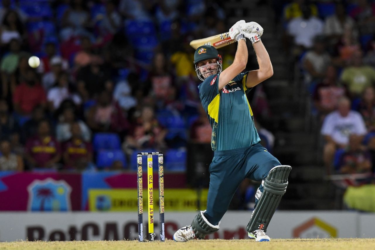 Cameron Green played a quick innings, West Indies vs Australia, 5th T20I, St Kitts, July 28, 2025
