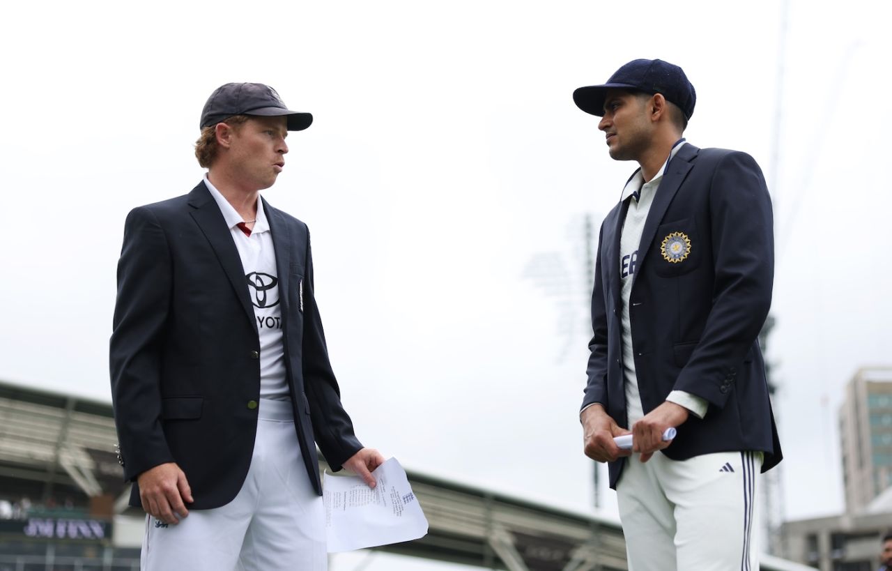 Ollie Pope and Shubman Gill were at the toss, England vs India, 5th Test, 1st day, The Oval, July 31, 2025
