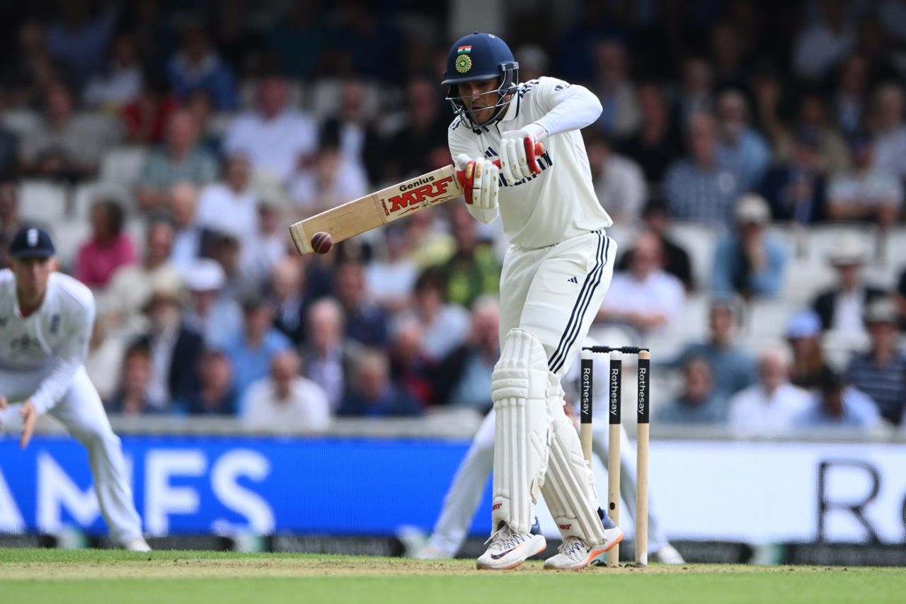 Shubman Gill looked in fluent touch from the get-go, England vs India, 5th Test, first day, The Oval, July 31, 2025