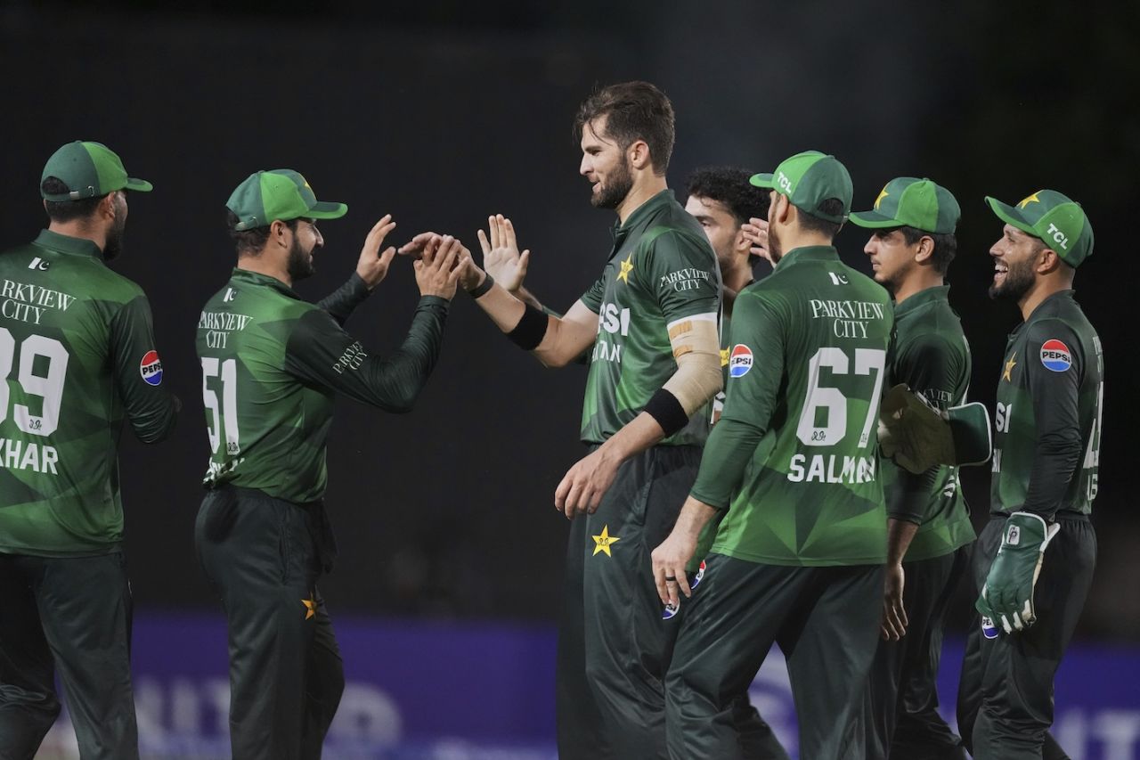 Shaheen Shah Afridi's slower one accounted for Roston Chase, West Indies vs Pakistan, 1st T20I, Lauderhill, July 31, 2025