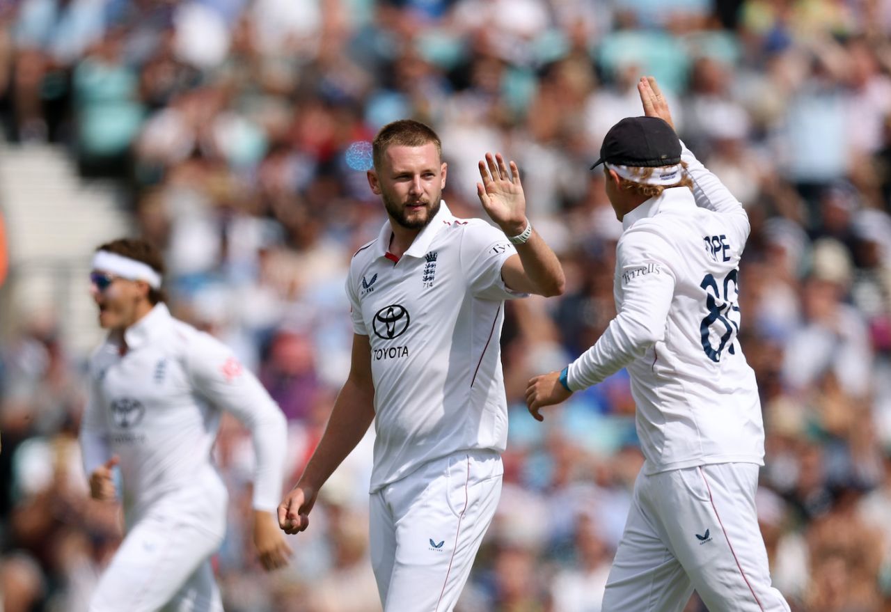 Gus Atkinson got Washington Sundar with a bouncer, England vs India, 5th Test, 2nd day, The Oval, August 1, 2025