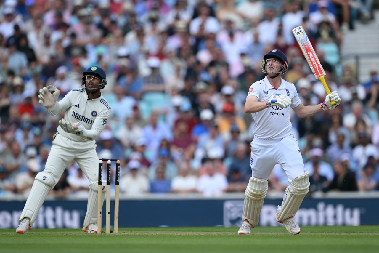 Harry Brook took the charge despite Dhruv Jurel standing up to the stumps, England vs India, 5th Test, 2nd day, The Oval, August 1, 2025