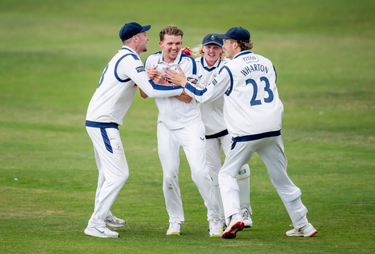 Matt Milnes claimed five wickets for Yorkshire, Yorkshire v Sussex, County Championship, Scarborough, Aug 1, 2025