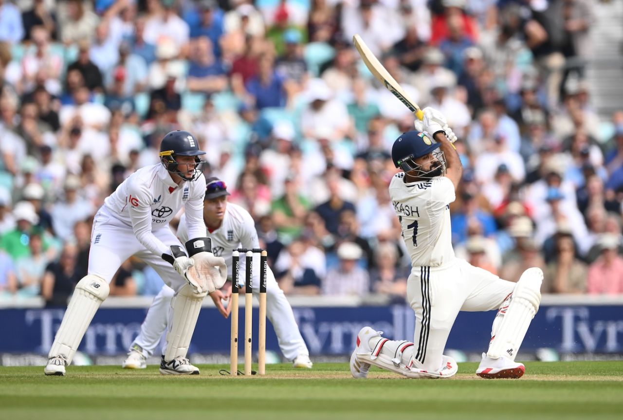 Akash Deep went for a big one early in the day, England vs India, 5th Test, 3rd day, The Oval, August 2, 2025