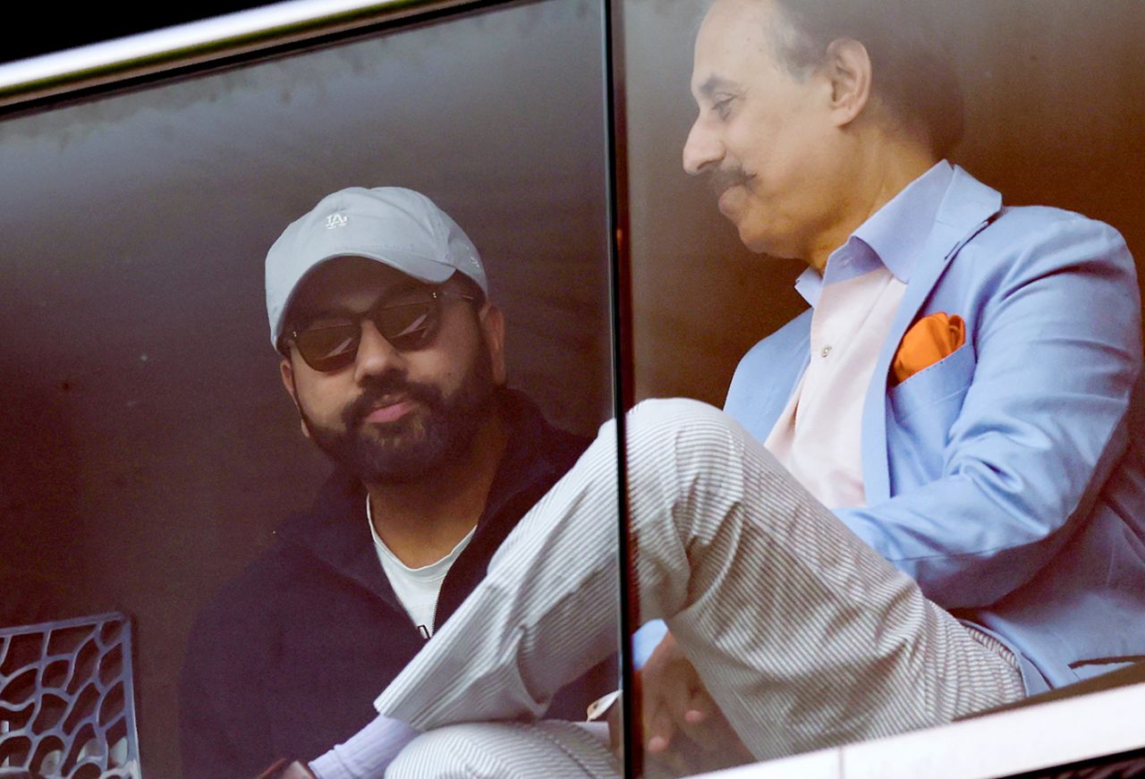 Rohit Sharma watches on at The Oval, England vs India, 5th Test, 3rd Day, The Oval, August 2, 2025