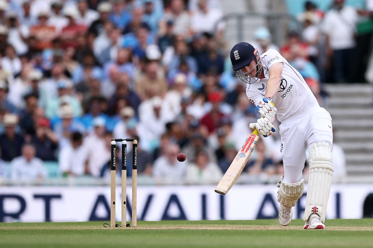 There's never a shortage of belligerence when Harry Brook's batting, England vs India, 5th Test, The Oval, 4th day, August 3, 2025