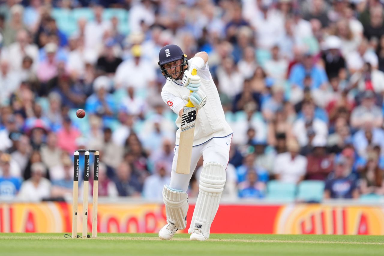 Joe Root looked solid at the start of his innings, England vs India, 5th Test, 4th Day, The Oval, August 3, 2025