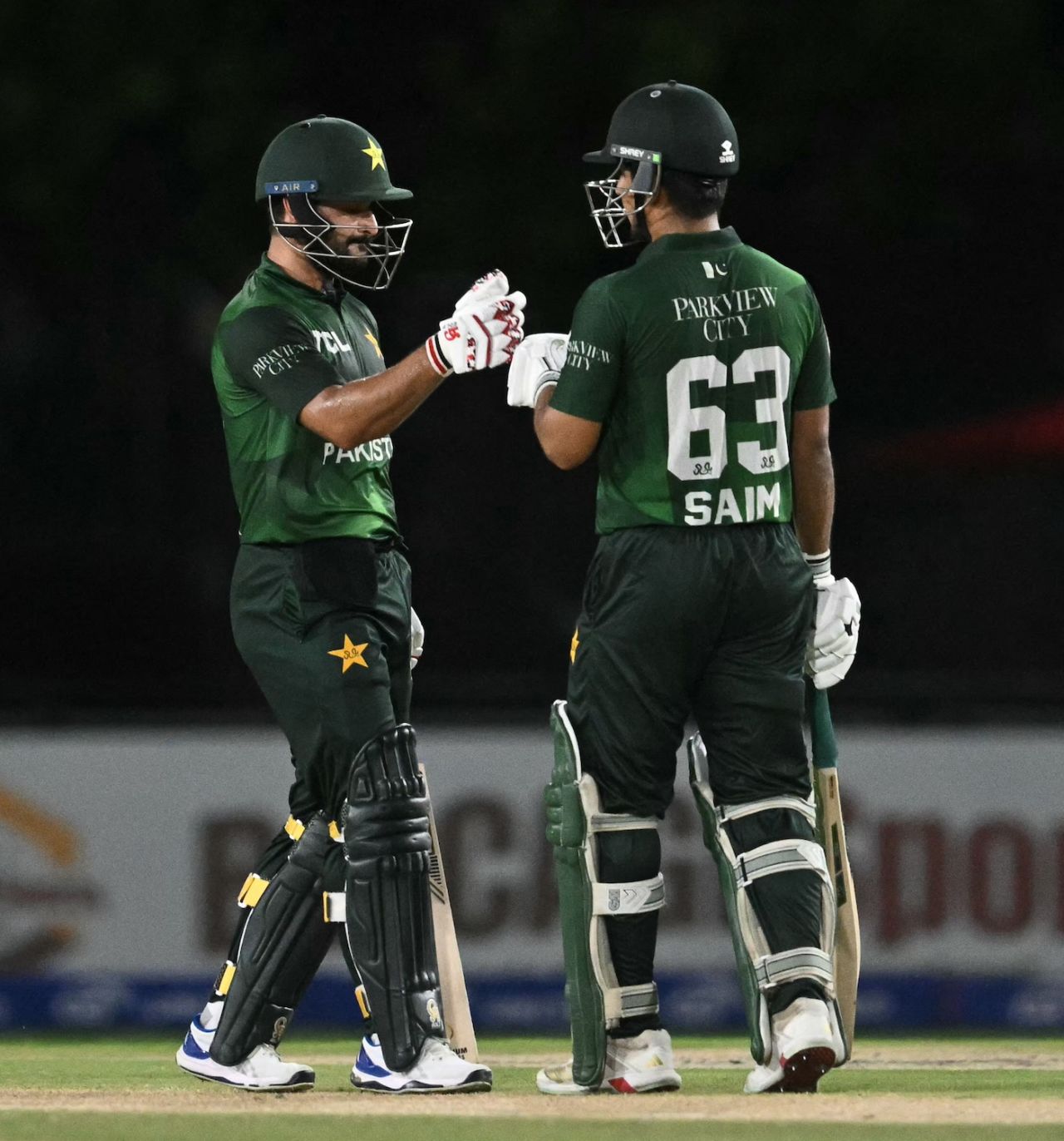 Sahibzada Farhan and Saim Ayub put up a century opening stand, West Indies vs Pakistan, 3rd T20I, Lauderhill, August 3, 2025