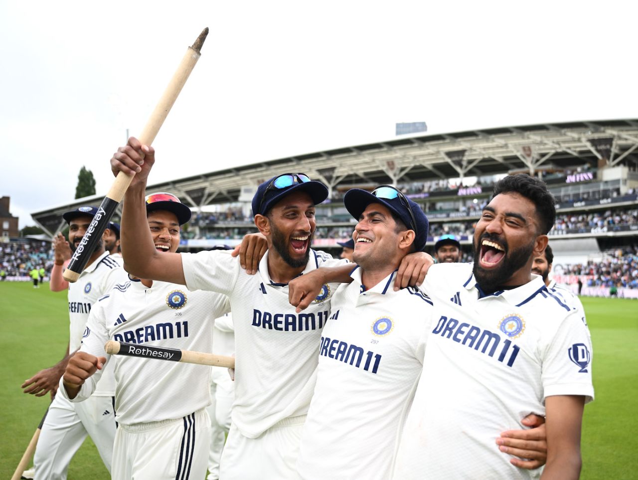 India soak in their victory, England vs India, 5th Test, 5th day, The Oval, August 4, 2025