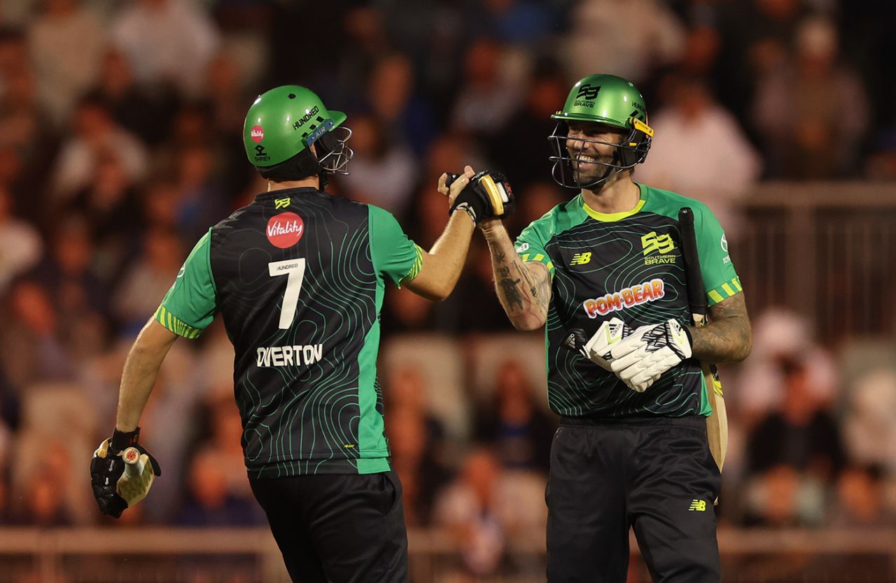 Reece Topley and Craig Overton were the unlikely heroes with the bat, Manchester Originals vs Southern Brave, The Hundred Men's Competition, Emirates Old Trafford, August 6, 2025