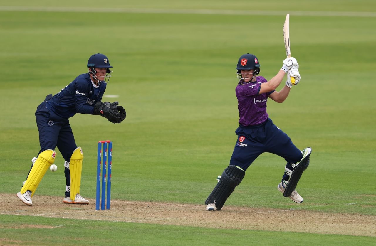 Charlie Allison struck 80 for Essex, Hampshire vs Essex, Southampton, men's One-Day Cup, August 7, 2025