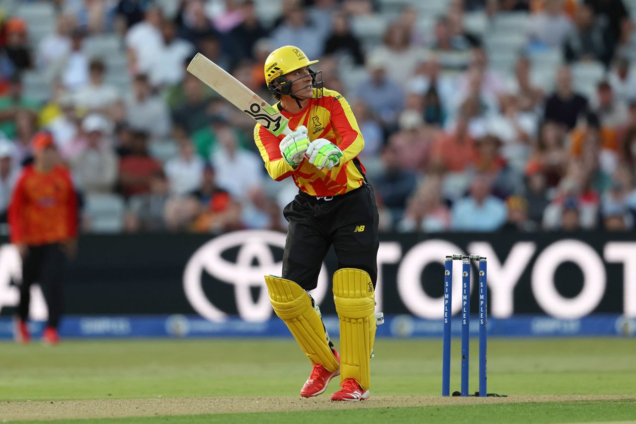 Tom Banton flicks over the leg side, Birmingham Phoenix vs Trent Rockets, Edgbaston, The Hundred Men's Competition, August 8, 2025